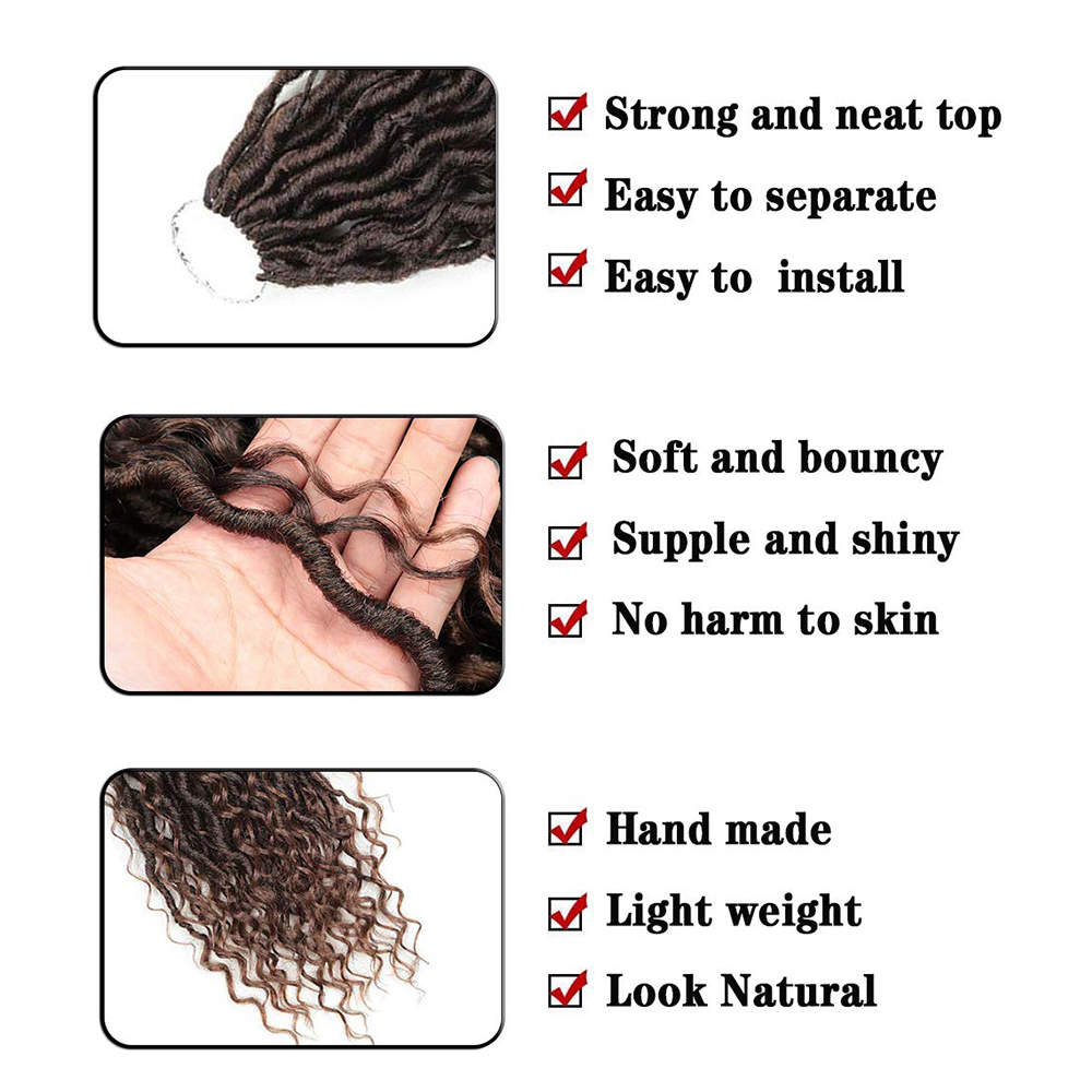 Feizifeizi Concubine, Chemical Fiber Crochet Hair, Dirty Braids - Image 2