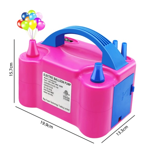 13000pa Electric Balloon Inflator With Dual Nozzle Party Air Blower Xmas UK - Image 5