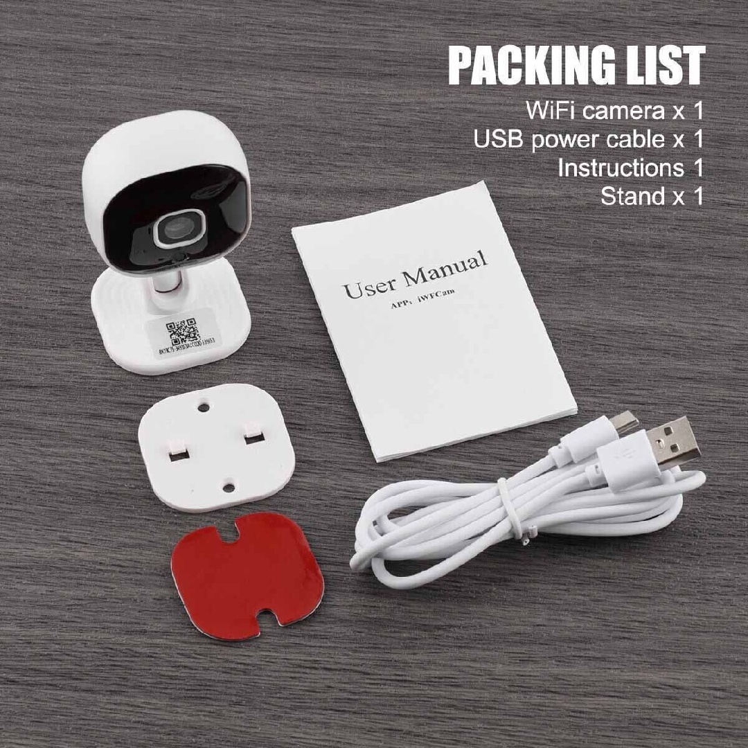 1080P HD Mini Camera Security IP CCTV Wireless WiFi Home Indoor Night Vision Cam - Image 4