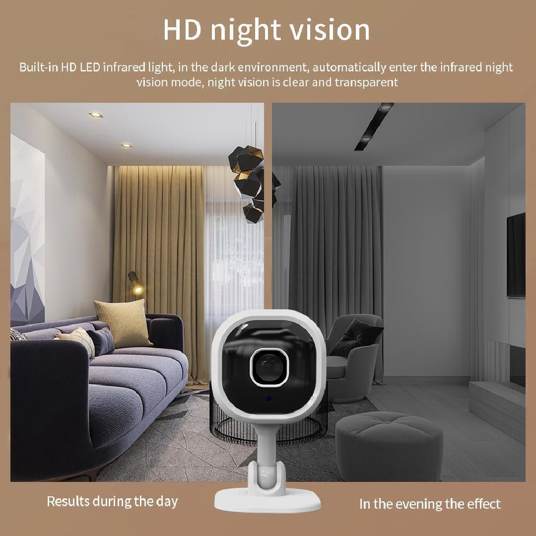 1080P HD Mini Camera Security IP CCTV Wireless WiFi Home Indoor Night Vision Cam - Image 3